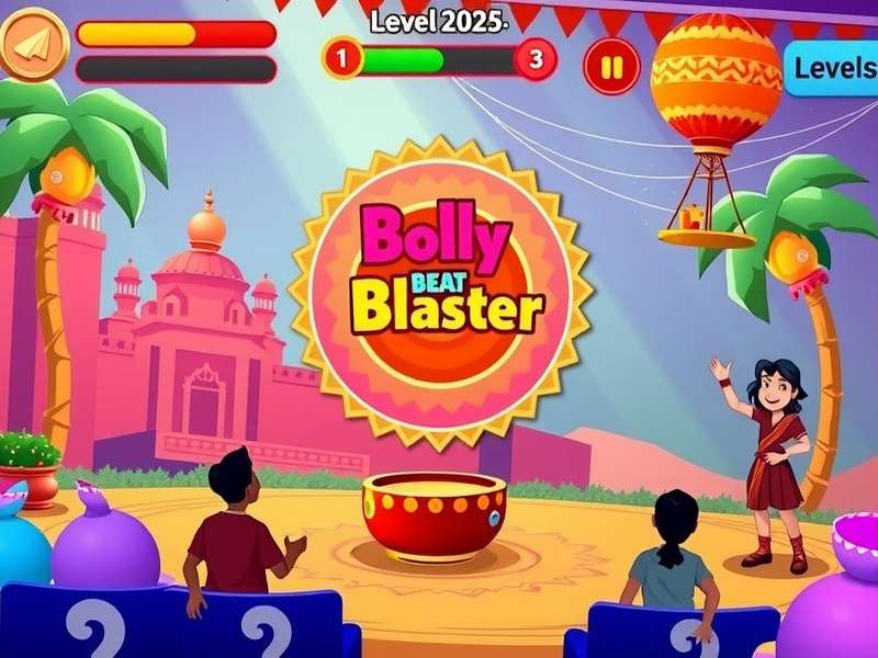 Bolly Beat Blaster community event showing players competing